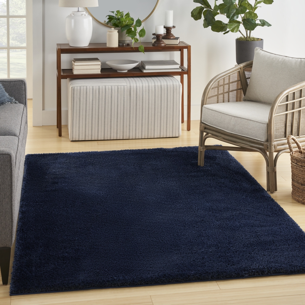Lanstead Navy 5'3 x 7'3 Rug - Thumbnail - Image 3