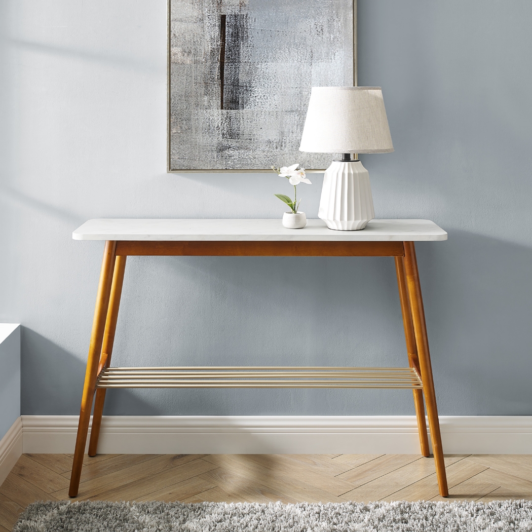 Lanvale White Sofa Table - Thumbnail - Image 5