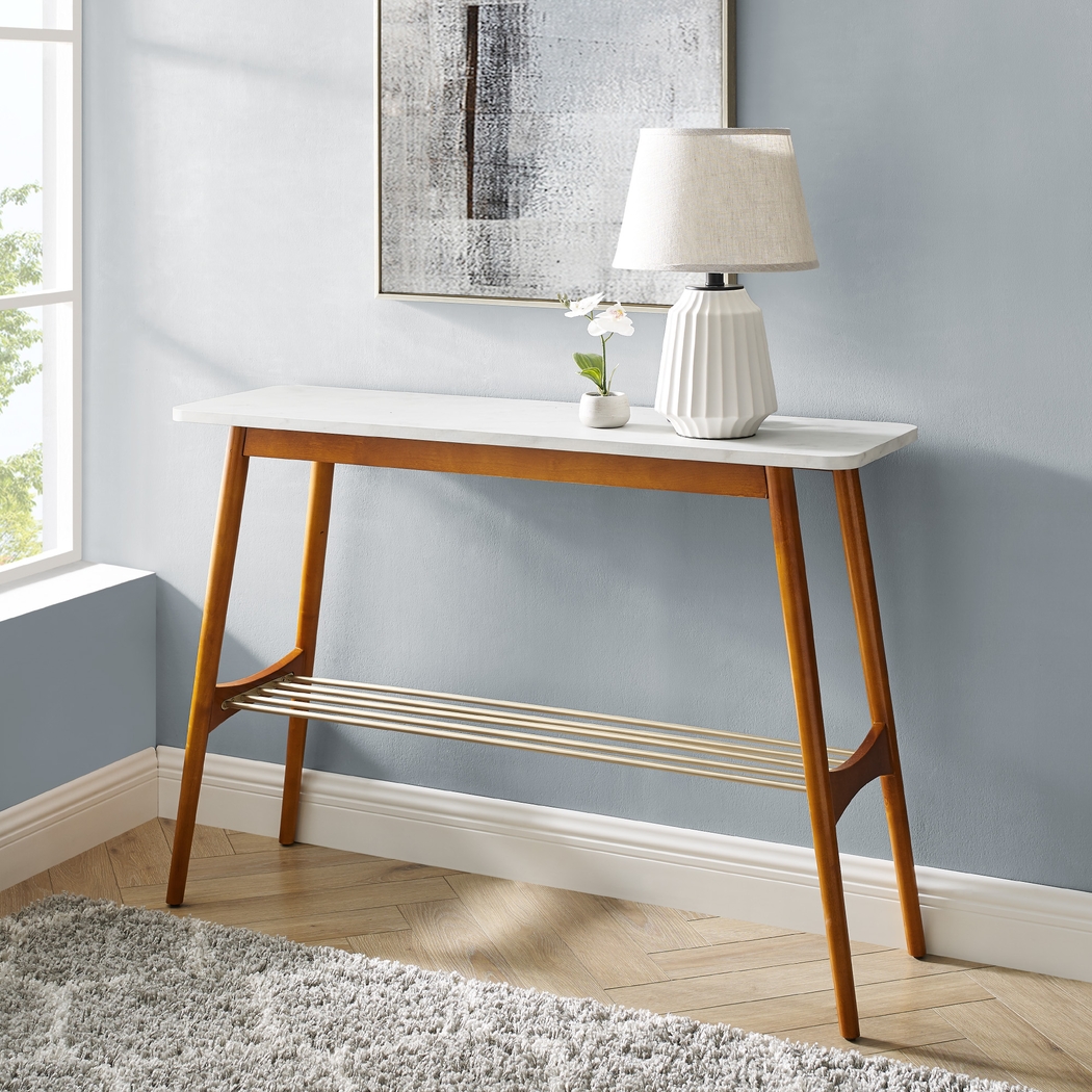 Lanvale White Sofa Table - Thumbnail - Image 6