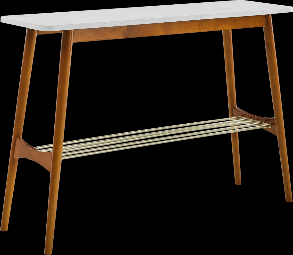 Lanvale White Sofa Table - Thumbnail - Image 1