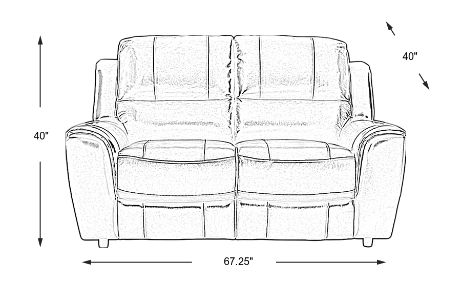 Dimension Image. Please refer to the Dimension Tab on this page for dimension details.