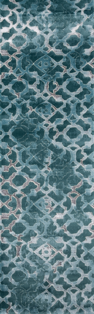 Laoise Teal 2'3 x 7'6 Runner Rug - Thumbnail - Image 1