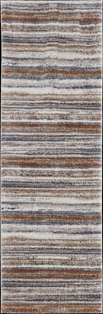 Laolenia Orange 2'6 x 8' Runner Rug - Thumbnail - Image 1