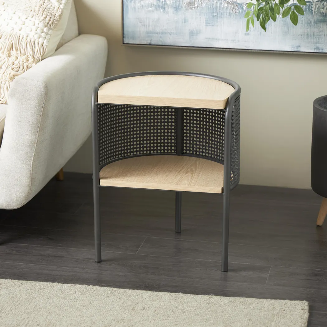 Laozu Brown Accent Table - Thumbnail - Image 2