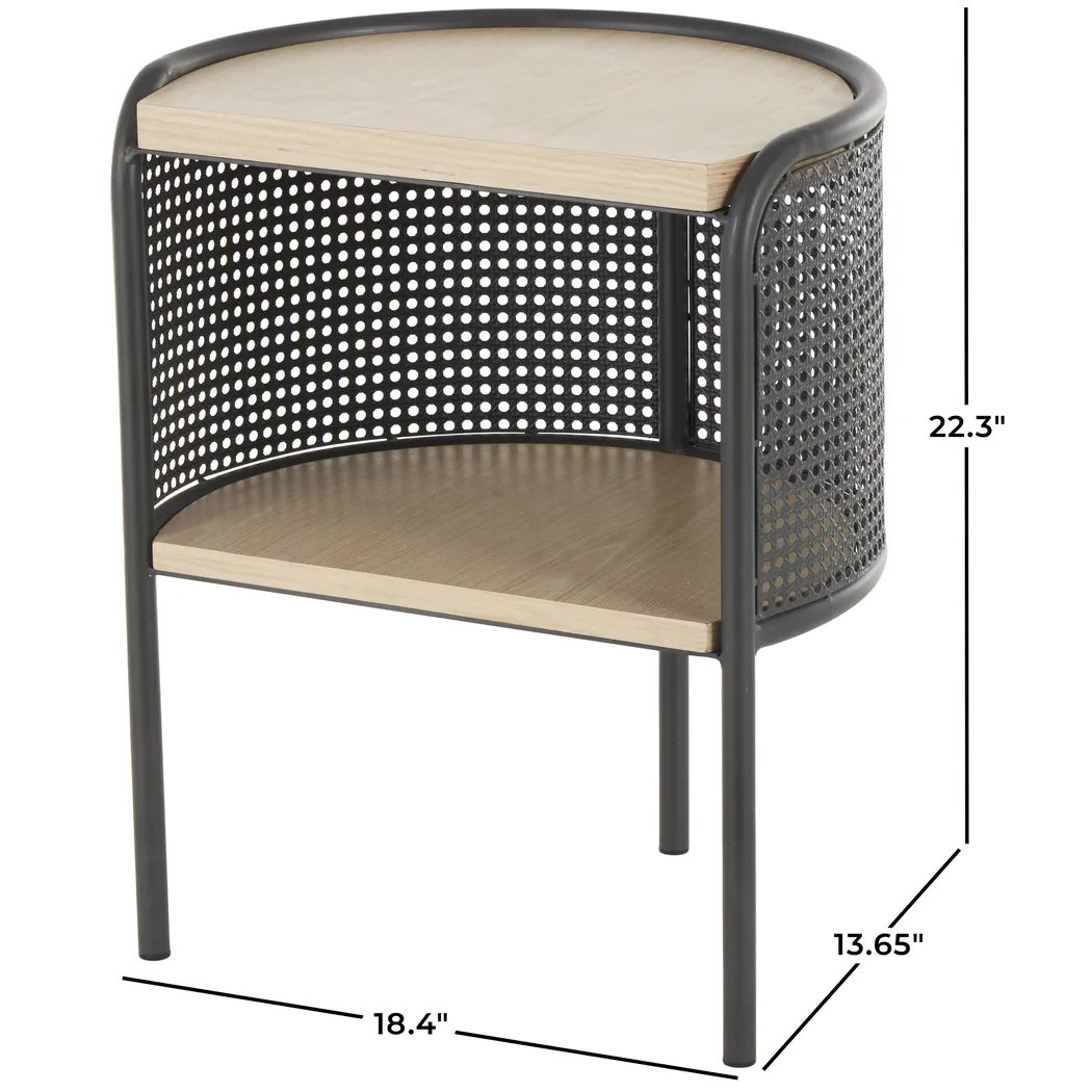 Laozu Brown Accent Table - Thumbnail - Image 8