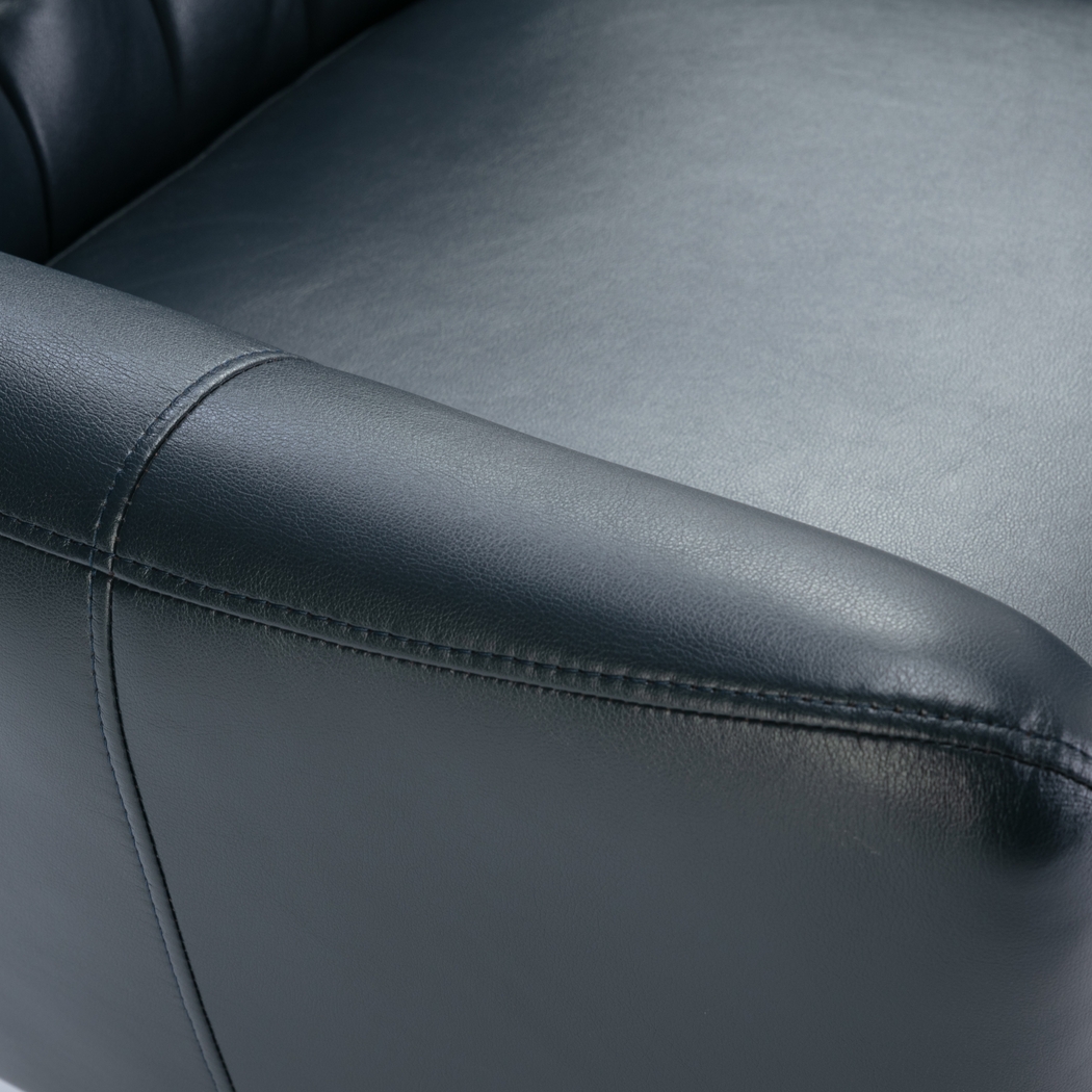 Lapua Blue Swivel Accent Chair - Thumbnail - Image 10