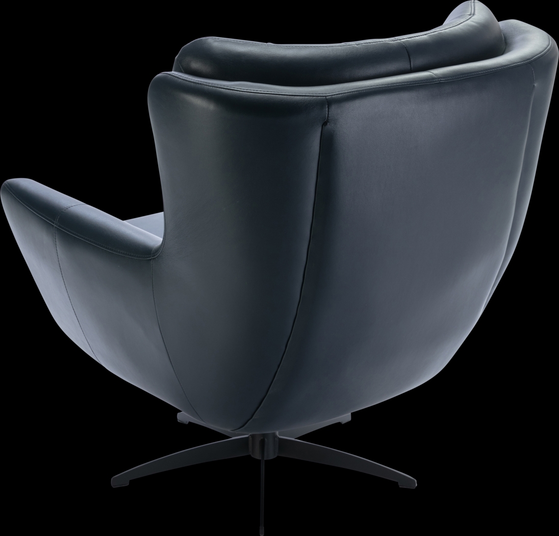 Lapua Blue Swivel Accent Chair - Thumbnail - Image 15