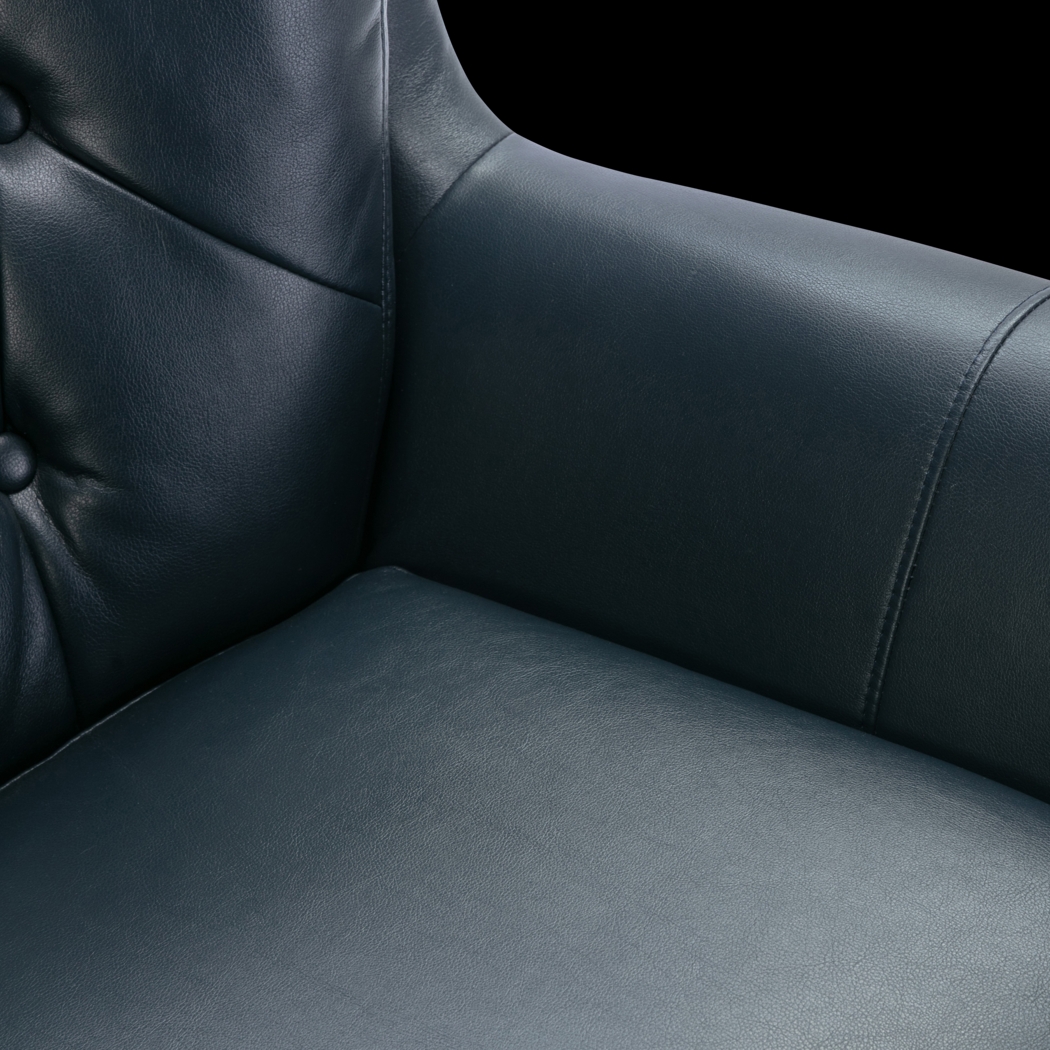 Lapua Blue Swivel Accent Chair - Thumbnail - Image 18