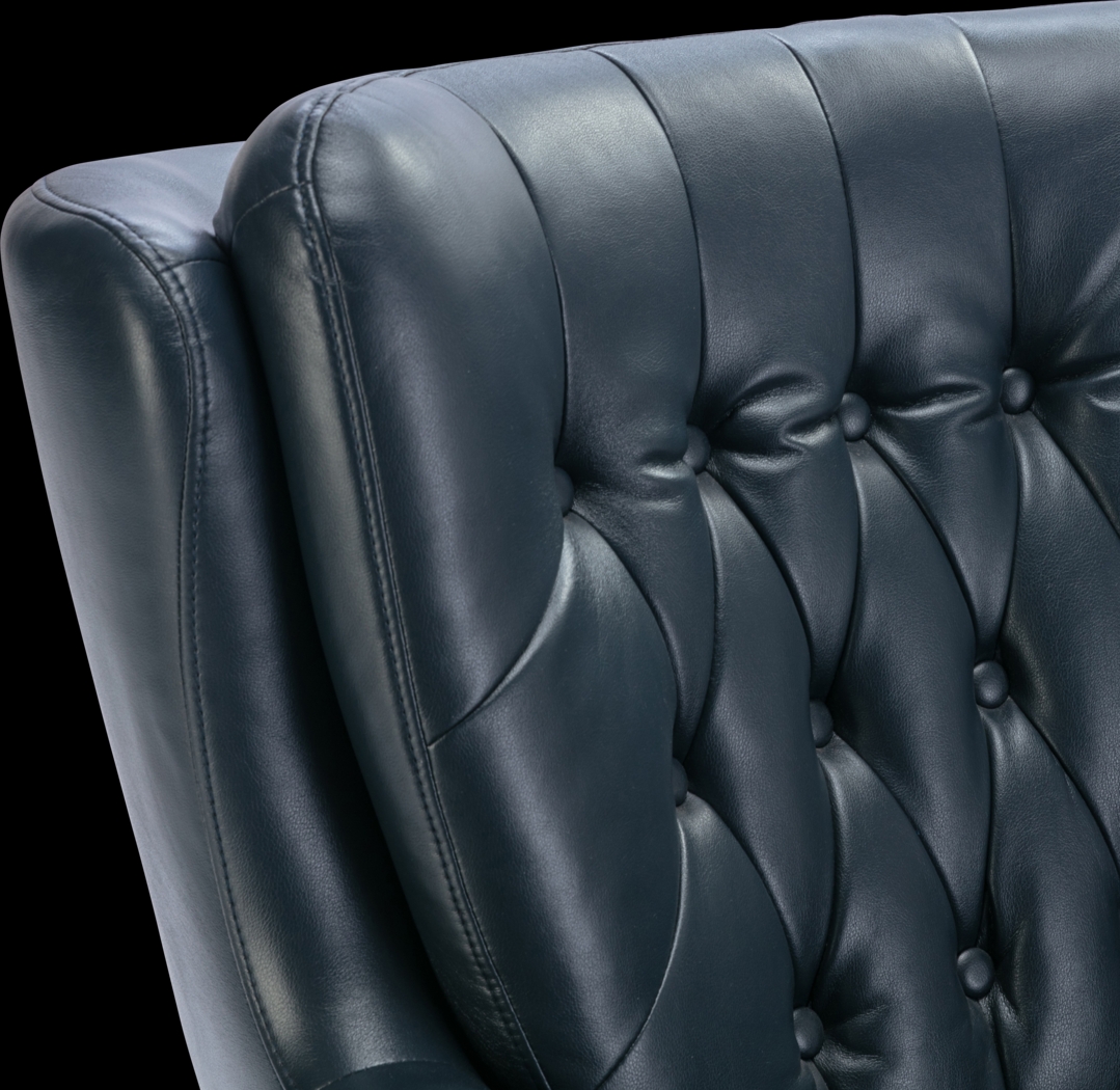Lapua Blue Swivel Accent Chair - Thumbnail - Image 6
