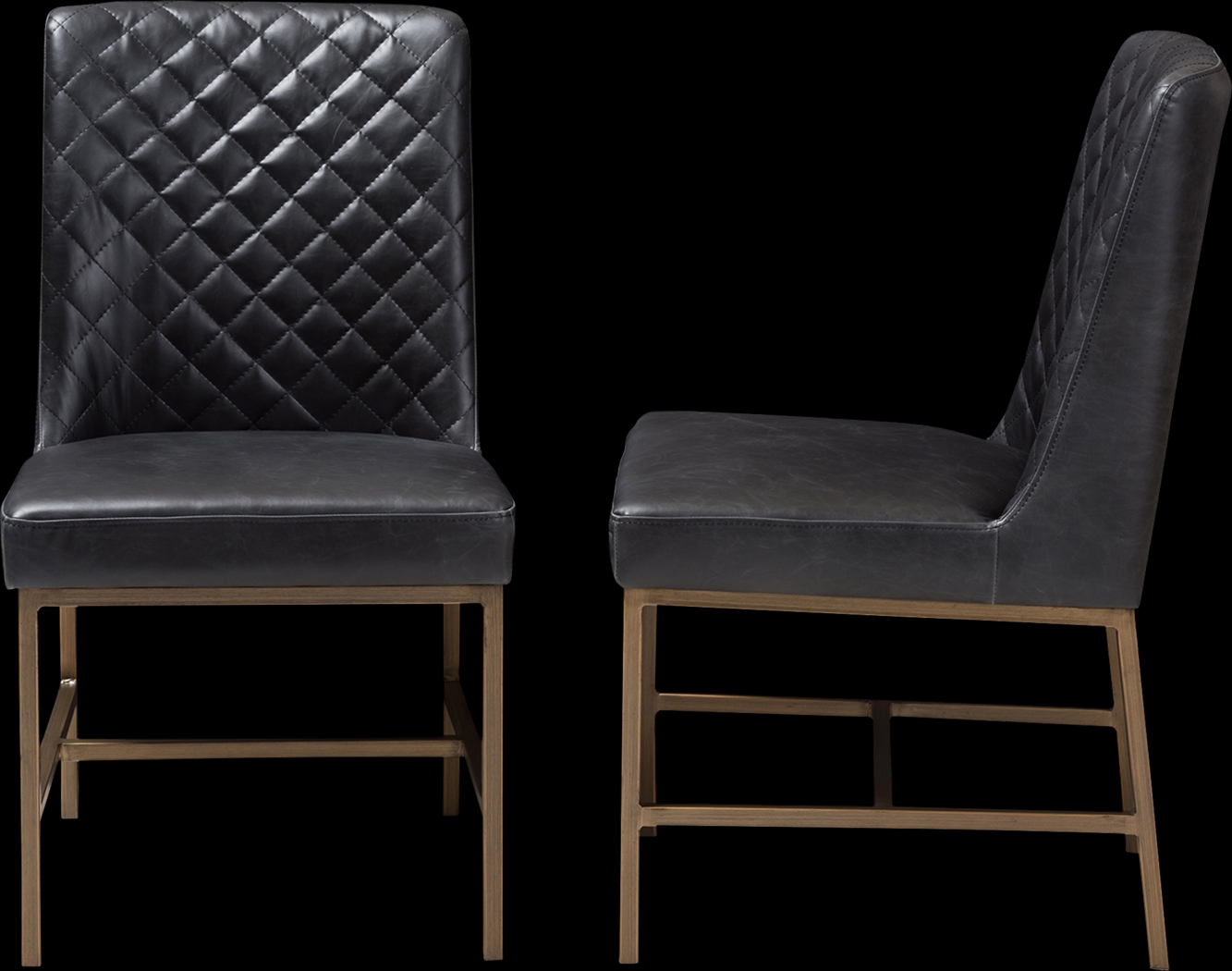 Lapwai Black Dining Chair (Set of 2) - Thumbnail - Image 4