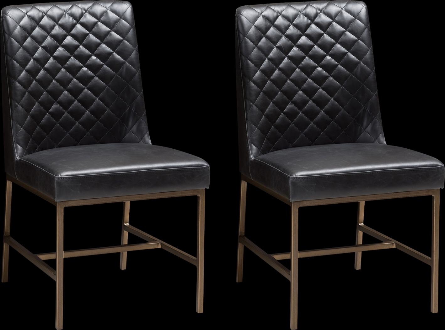Lapwai Black Dining Chair (Set of 2) - Thumbnail - Image 1