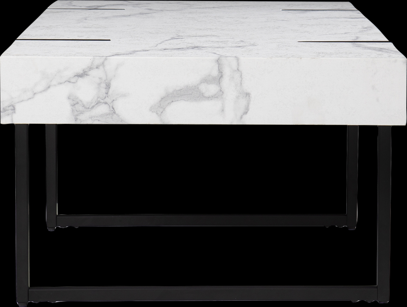 Laramice White Cocktail Table - Thumbnail - Image 3