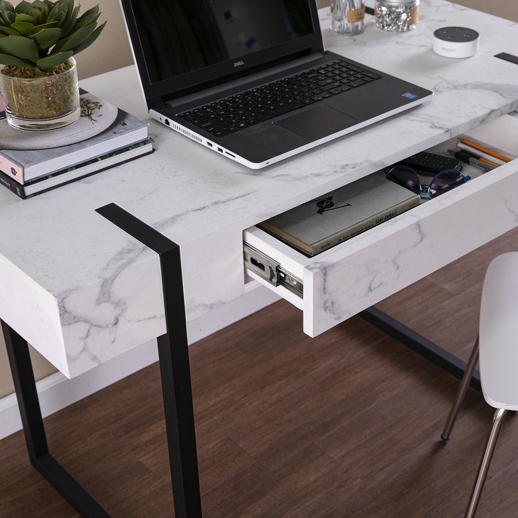 Laramice White Desk - Thumbnail - Image 7