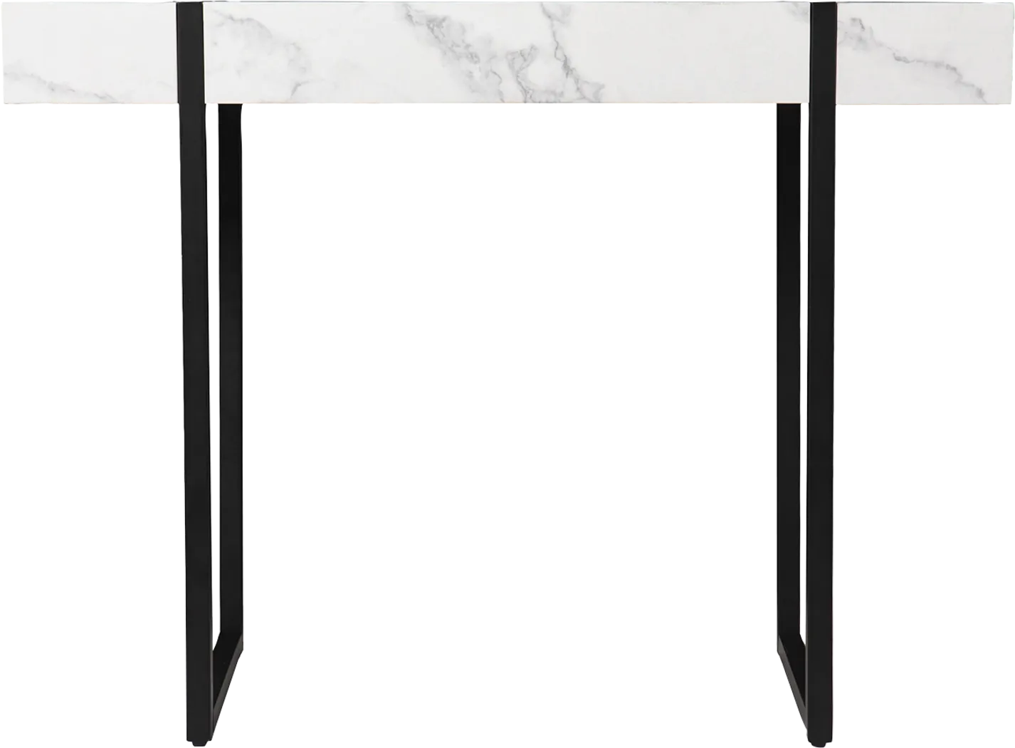 Laramice White Sofa Table - Thumbnail - Image 2