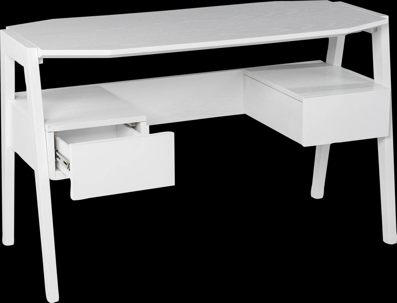Larchbrook White Desk - Thumbnail - Image 2