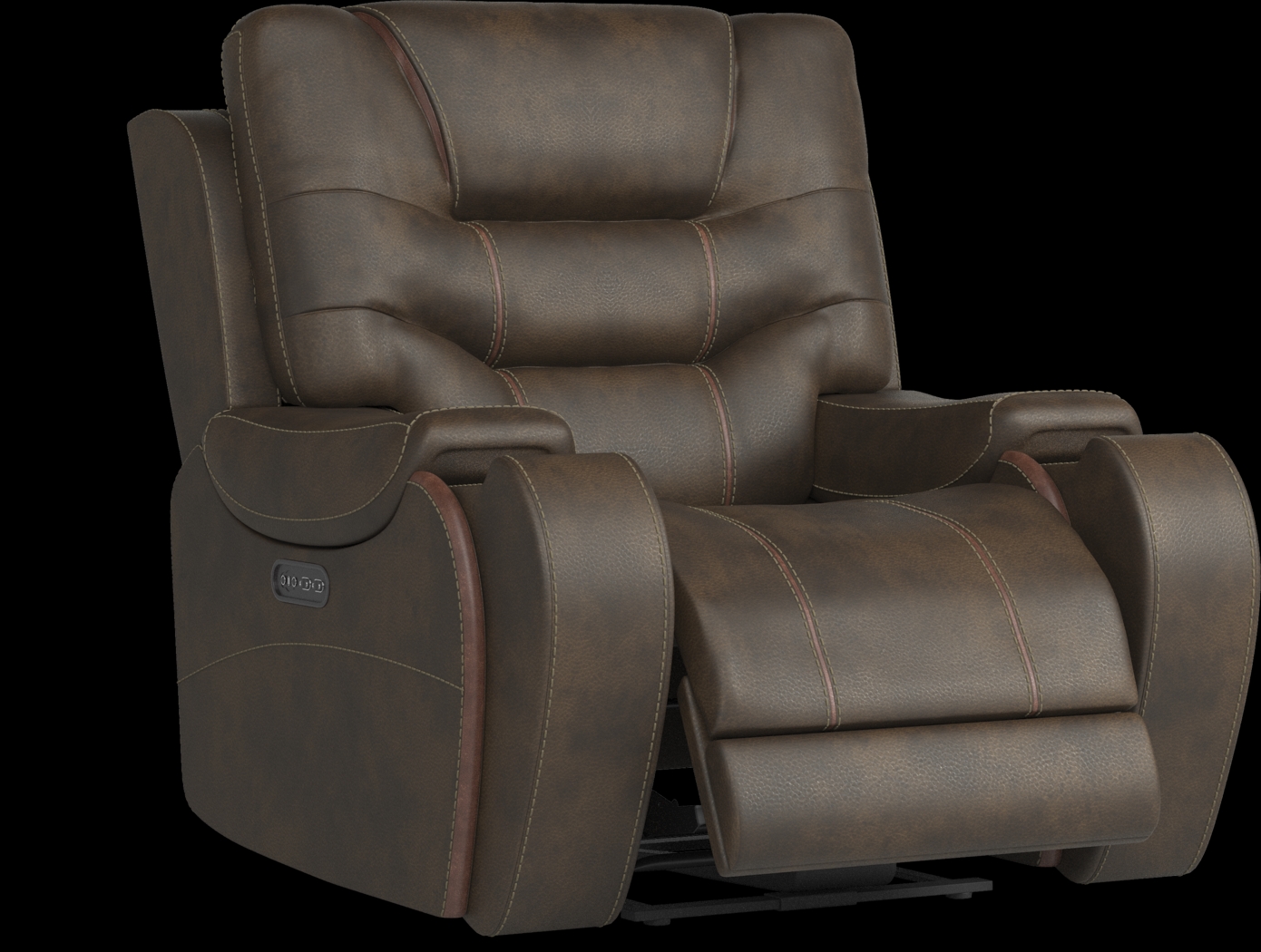 Laredo Springs Brown 6 Pc Living Room with Reclining Sofa - Thumbnail - Image 8