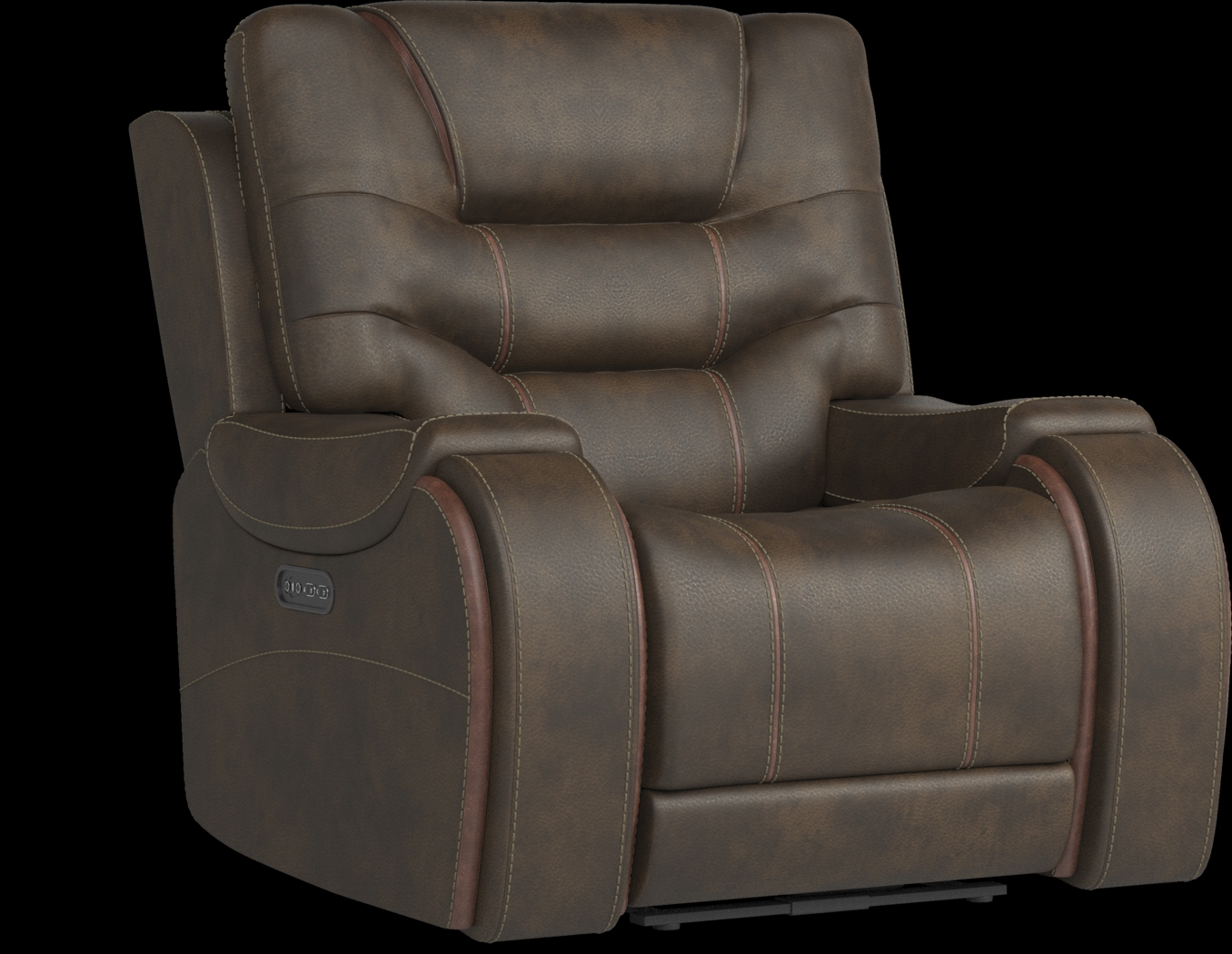 Laredo Springs Brown 6 Pc Living Room with Reclining Sofa - Thumbnail - Image 7