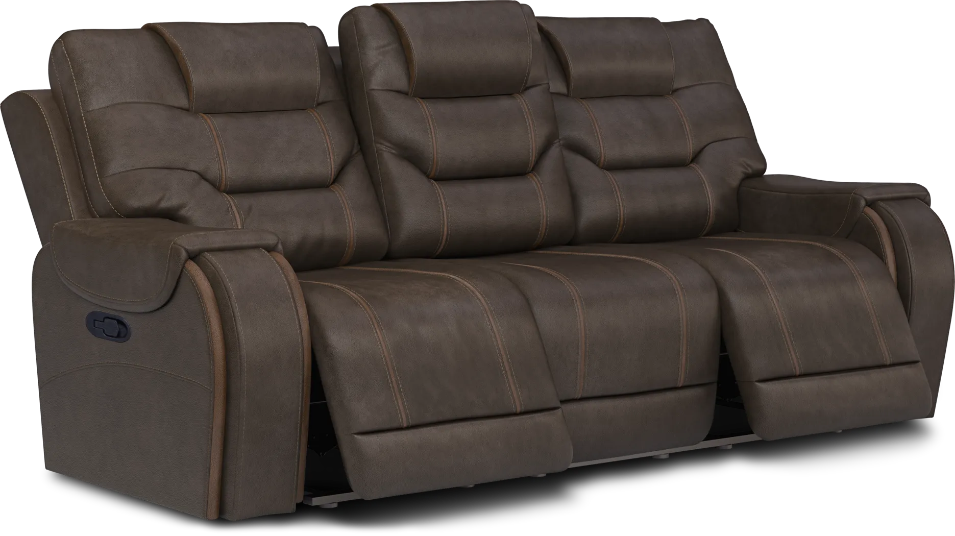 Laredo Springs Brown 8 Pc Dual Power Reclining Living Room - Thumbnail - Image 5
