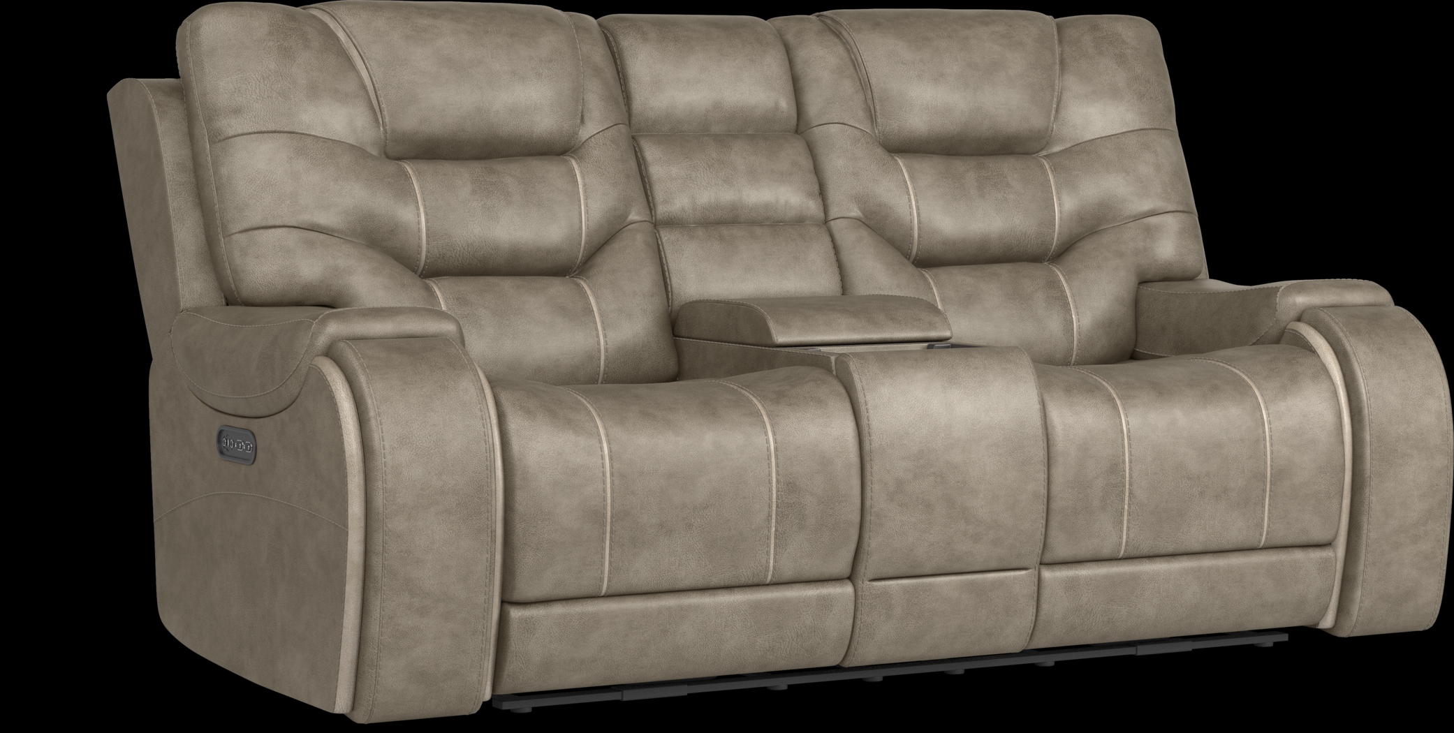 Laredo Springs Gray 5 Pc Dual Power Reclining Living Room - Thumbnail - Image 11