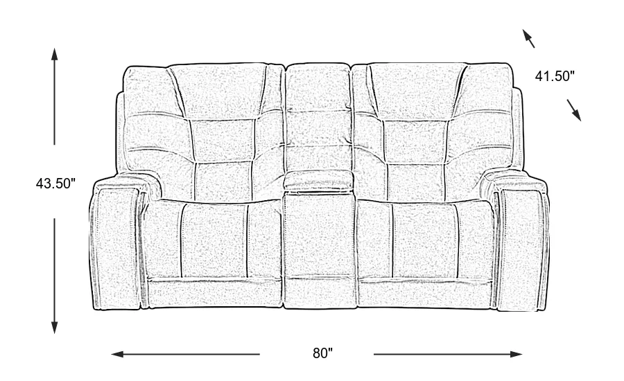 Dimension Image. Please refer to the Dimension Tab on this page for dimension details.