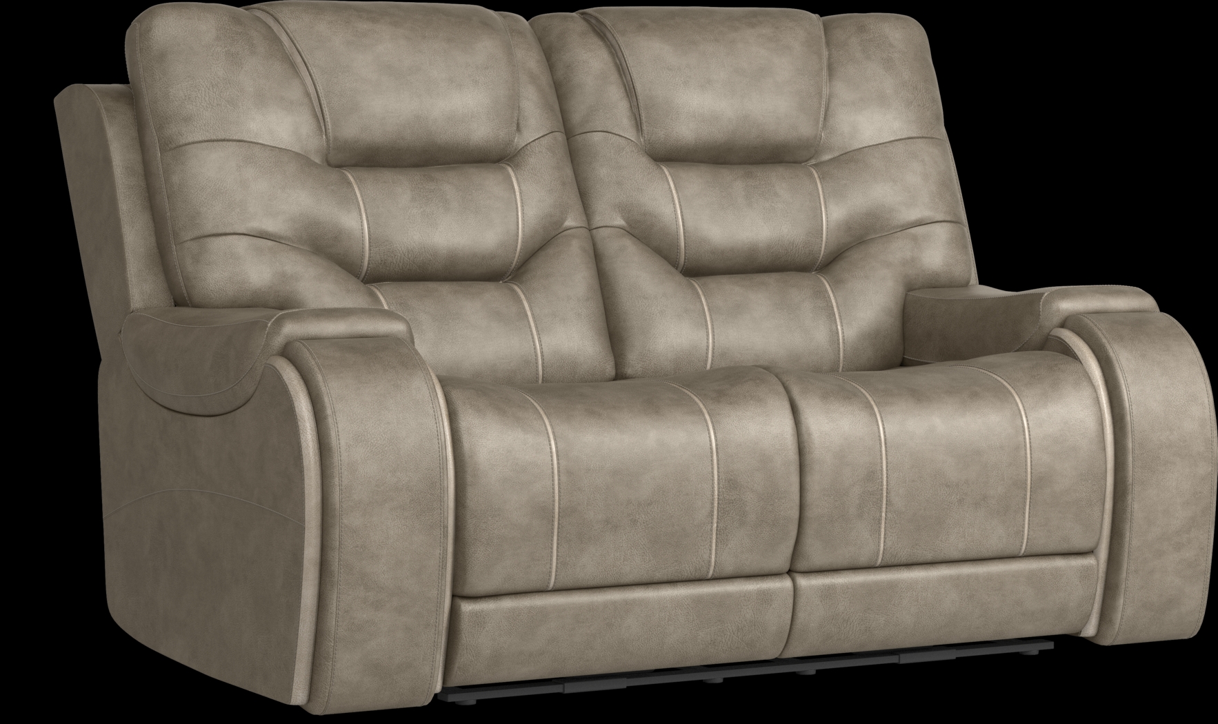 Laredo Springs Gray Loveseat - Thumbnail - Image 3
