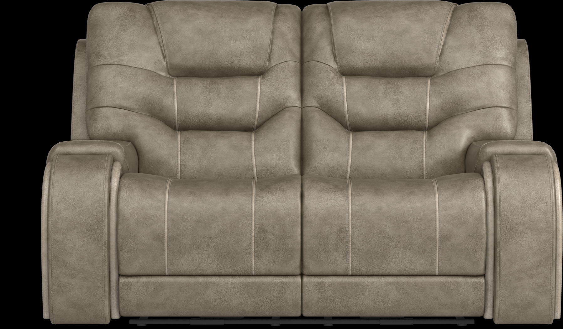 Laredo Springs Gray Loveseat - Thumbnail - Image 1