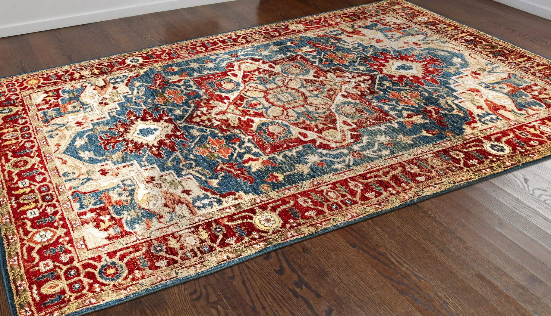 Laresa Blue 4'11 x 7'6 Rug - Thumbnail - Image 3