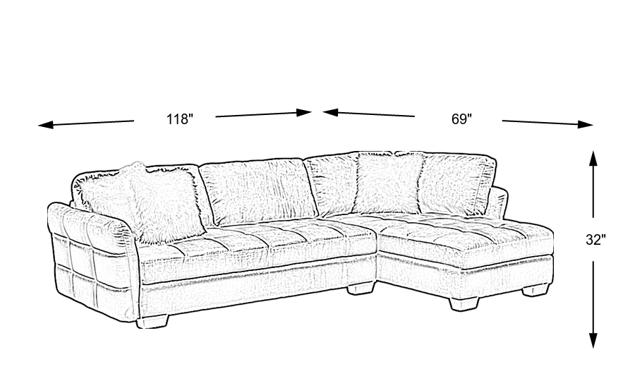 Dimension Image. Please refer to the Dimension Tab on this page for dimension details.