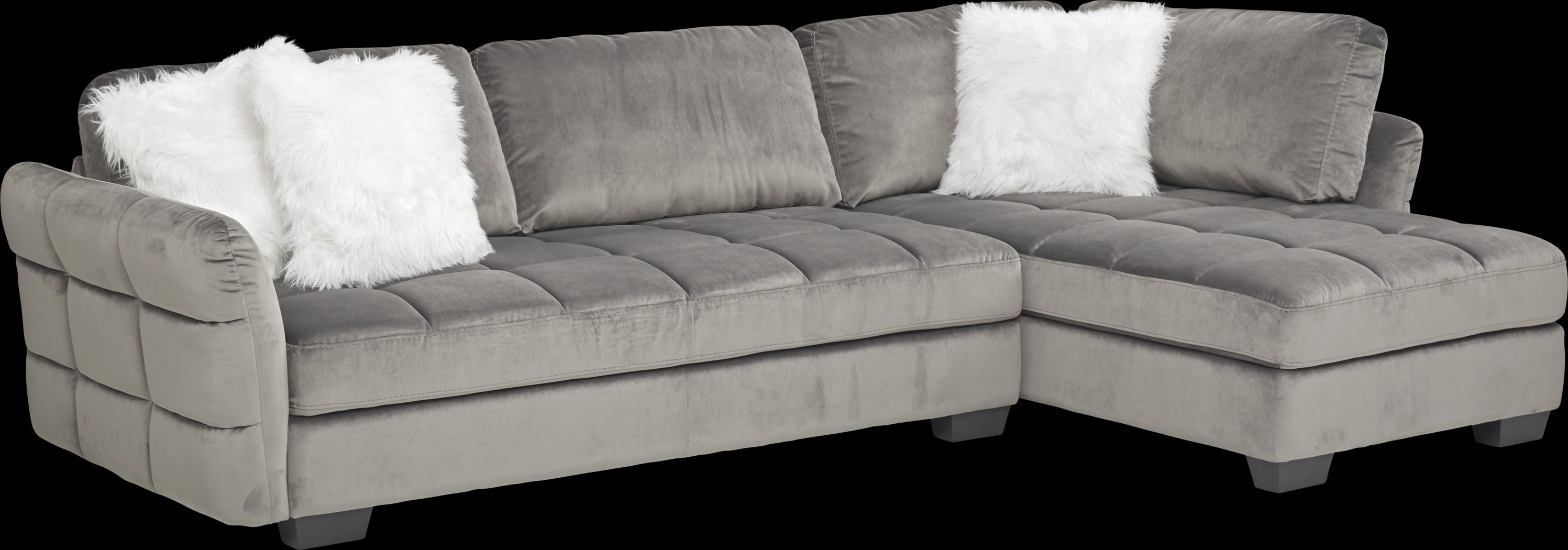 Largo Drive Gray 2 Pc Sectional - Thumbnail - Image 1