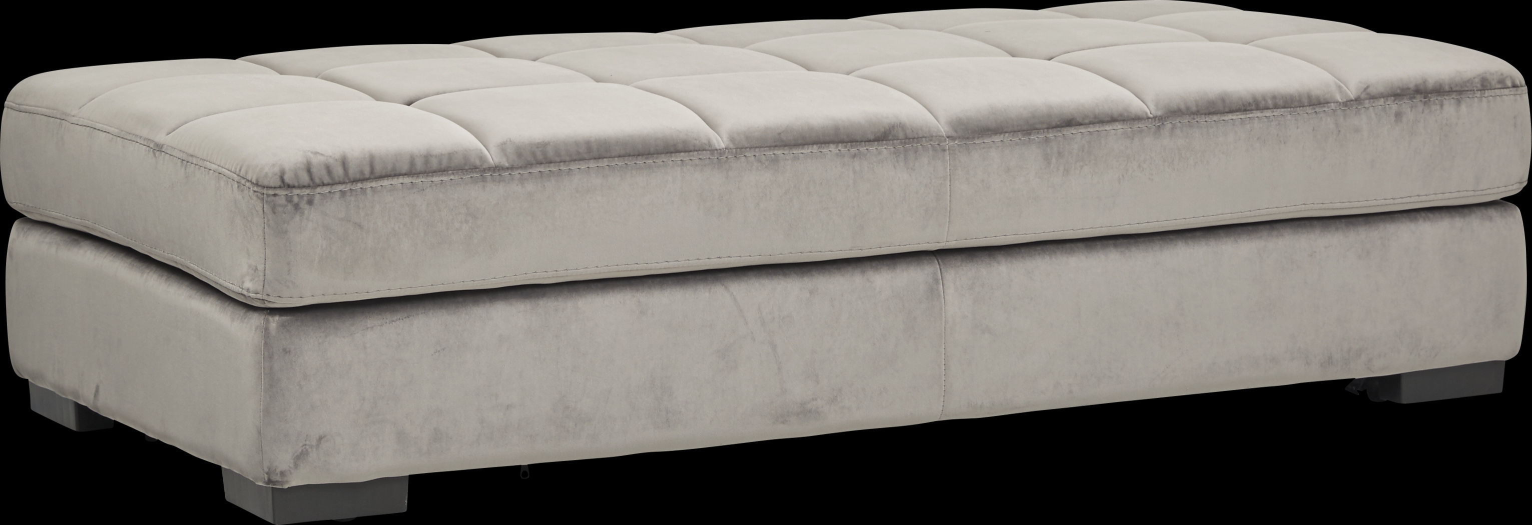 Largo Drive Gray Cocktail Ottoman - Thumbnail - Image 1