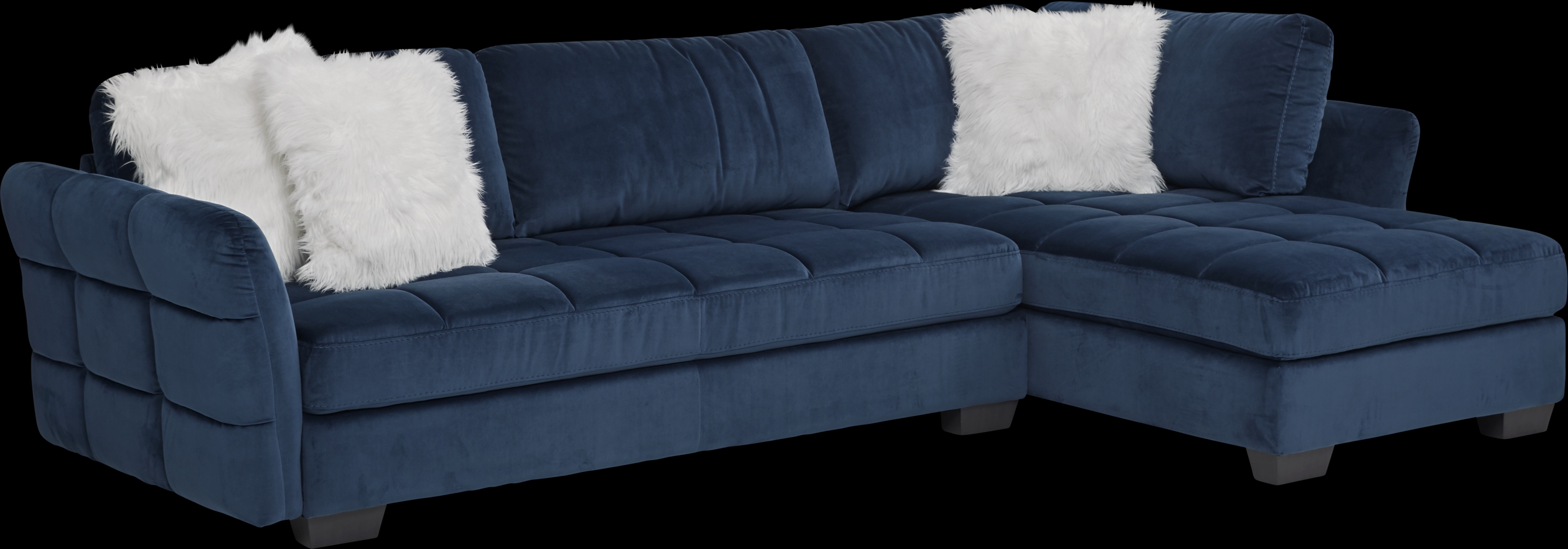 Largo Drive Indigo 2 Pc Sectional - Thumbnail - Image 1
