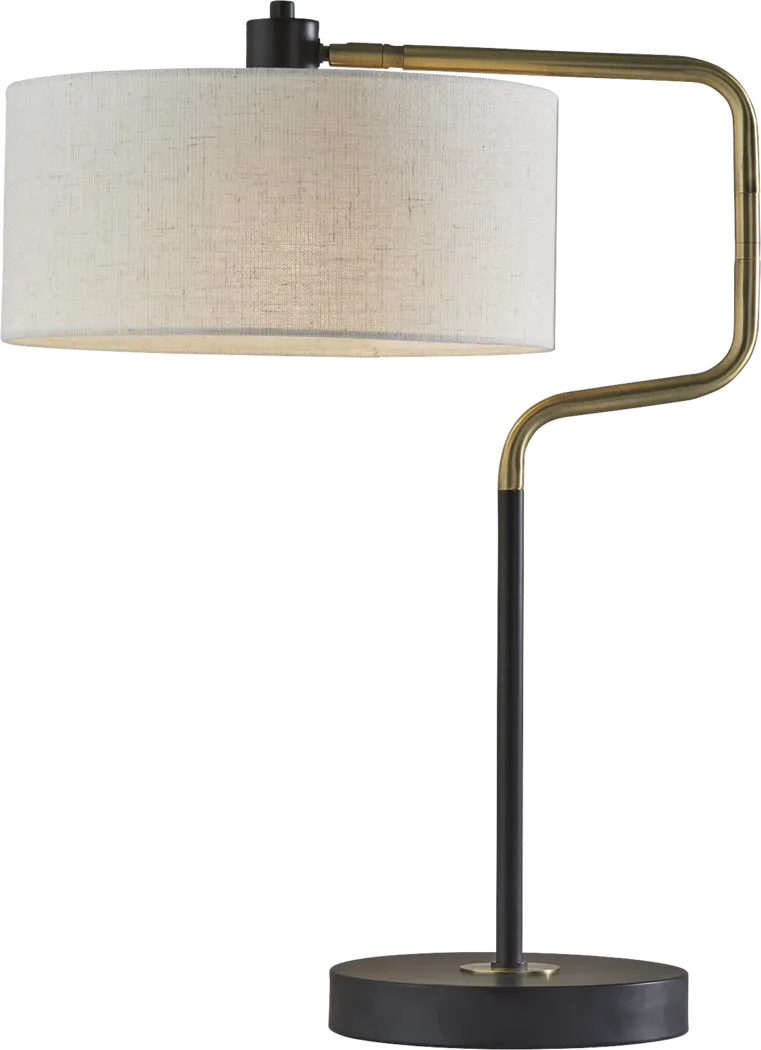 Lariat Circle Brass Lamp - Thumbnail - Image 1