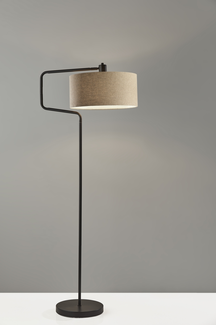 Lariat Circle Bronze Floor Lamp - Thumbnail - Image 2
