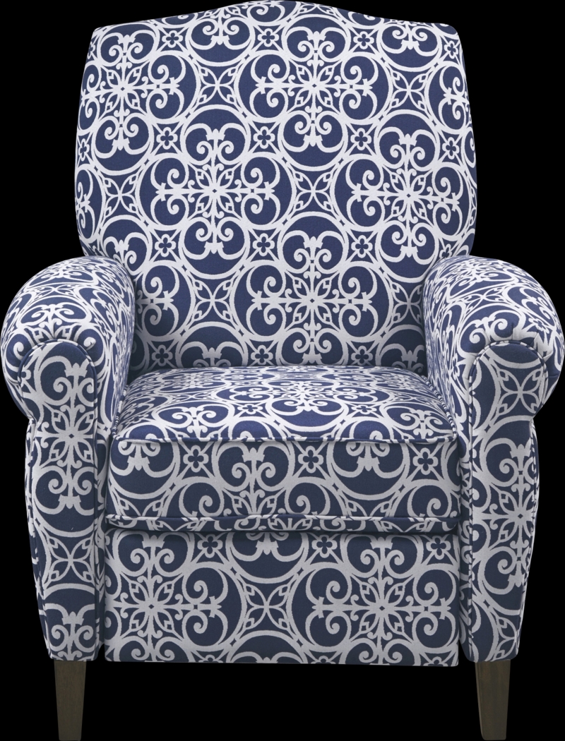 Larical Blue Recliner - Thumbnail - Image 2