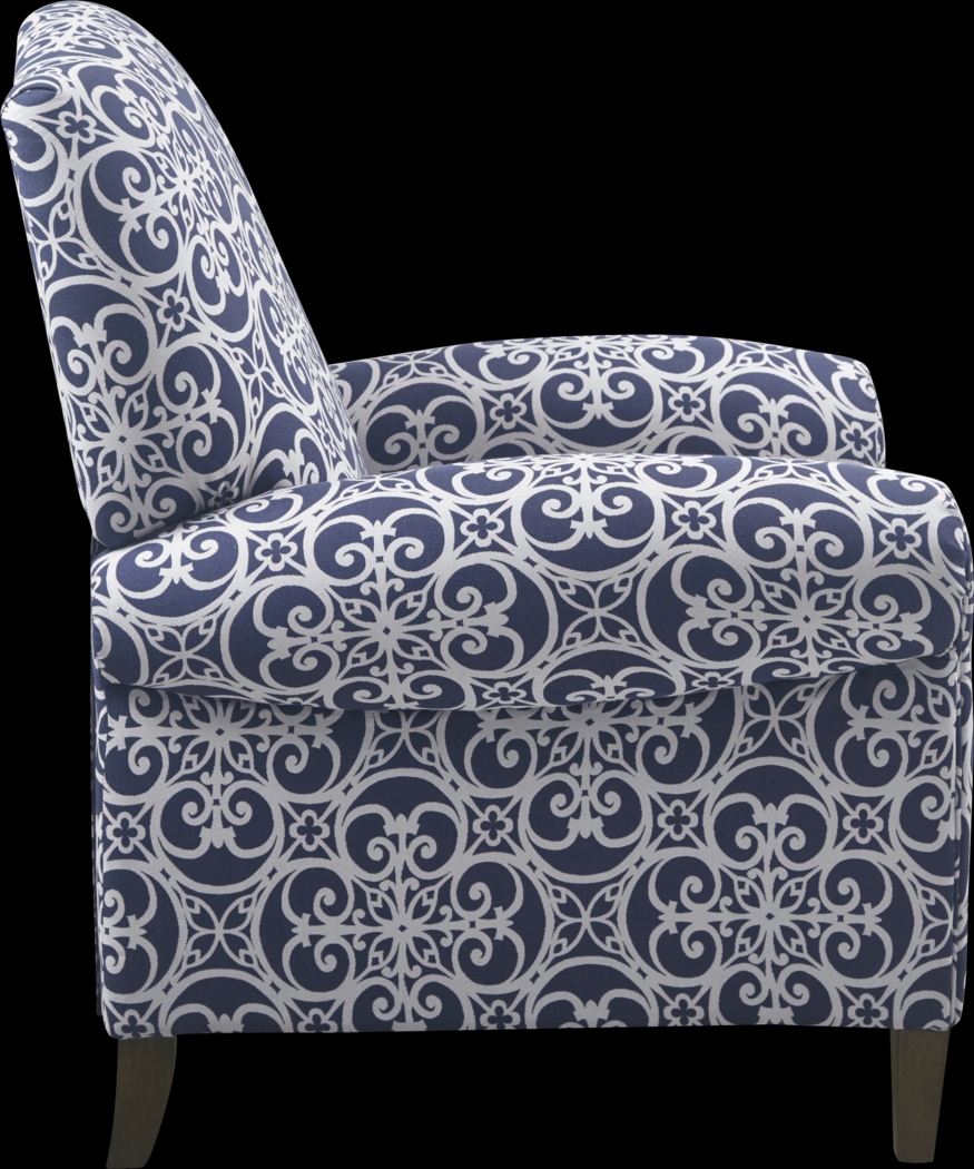 Larical Blue Recliner - Thumbnail - Image 3
