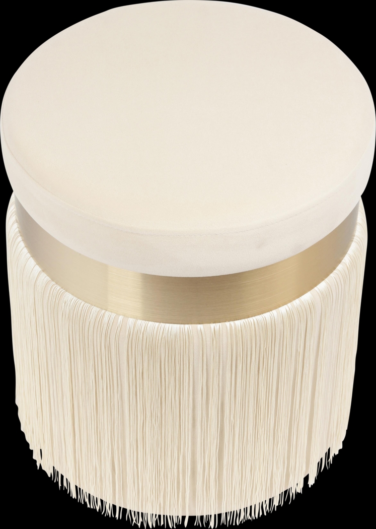 Lariel Cream Ottoman - Thumbnail - Image 3