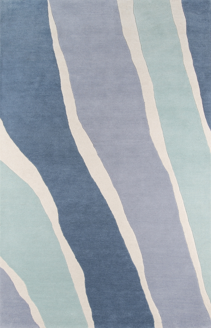 Larimore Blue 3'6 x 5'6 Rug - Thumbnail - Image 1