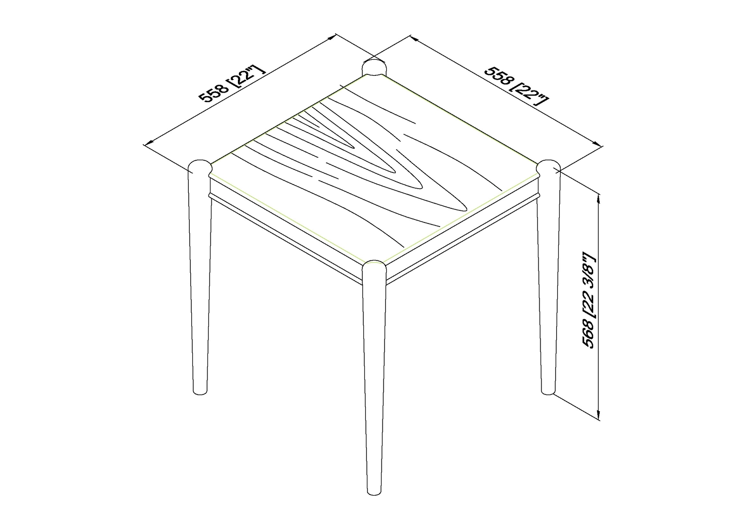 Larini II Brown End Table - Thumbnail - Image 3