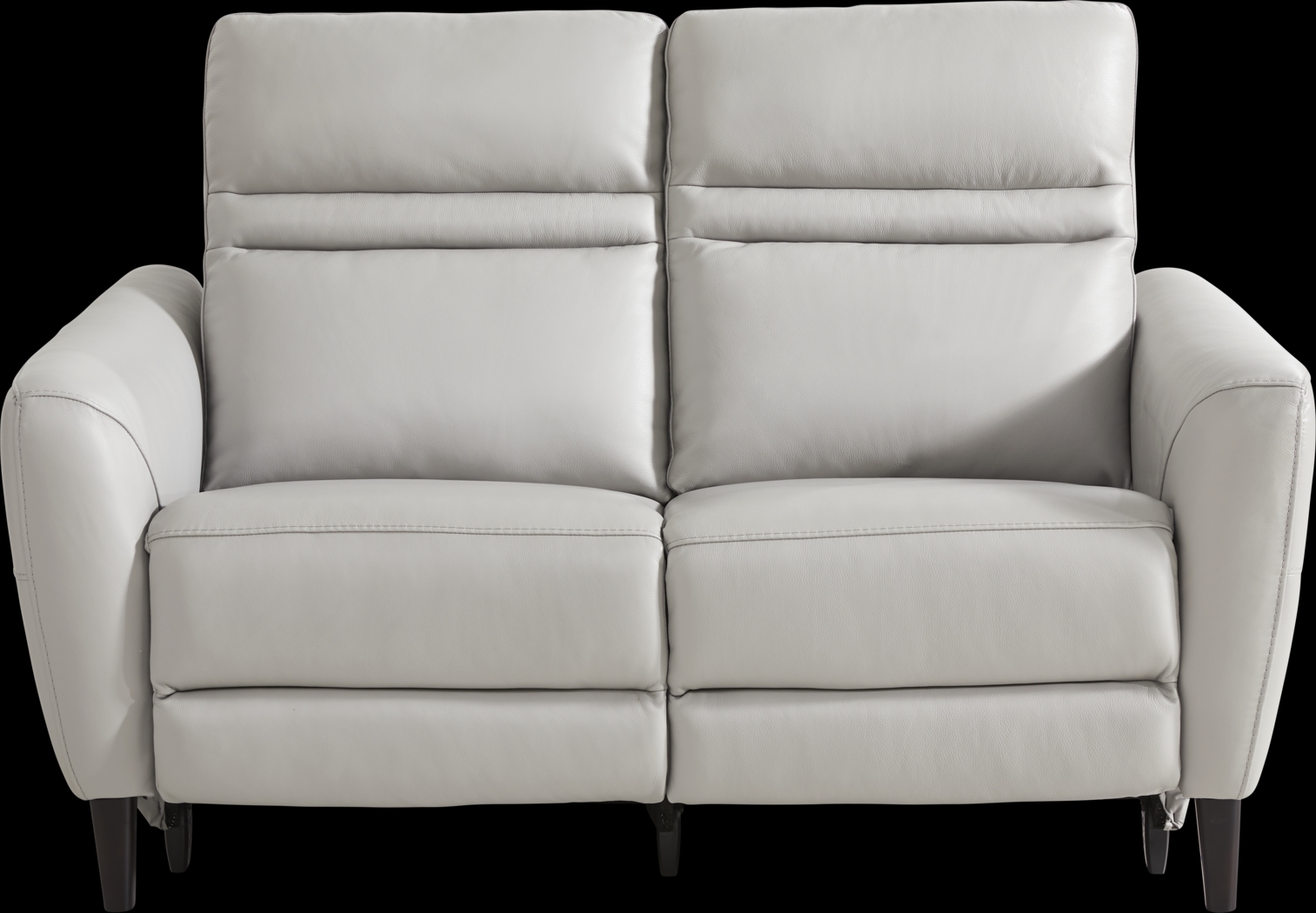 Larino Light Gray Leather 3 Pc Dual Power Reclining Living Room - Thumbnail - Image 9