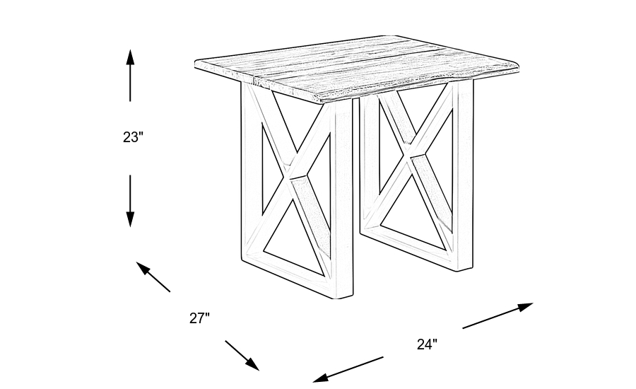 Dimension Image. Please refer to the Dimension Tab on this page for dimension details.