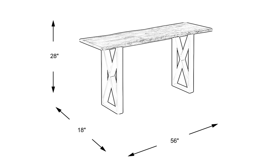Dimension Image. Please refer to the Dimension Tab on this page for dimension details.
