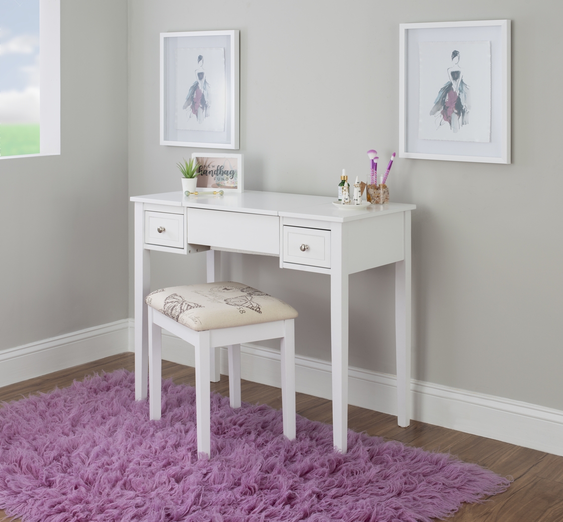 Larkbunting White Vanity Set - Thumbnail - Image 2