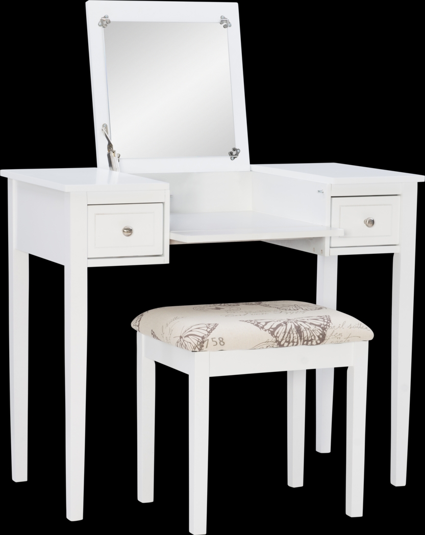 Larkbunting White Vanity Set - Thumbnail - Image 9