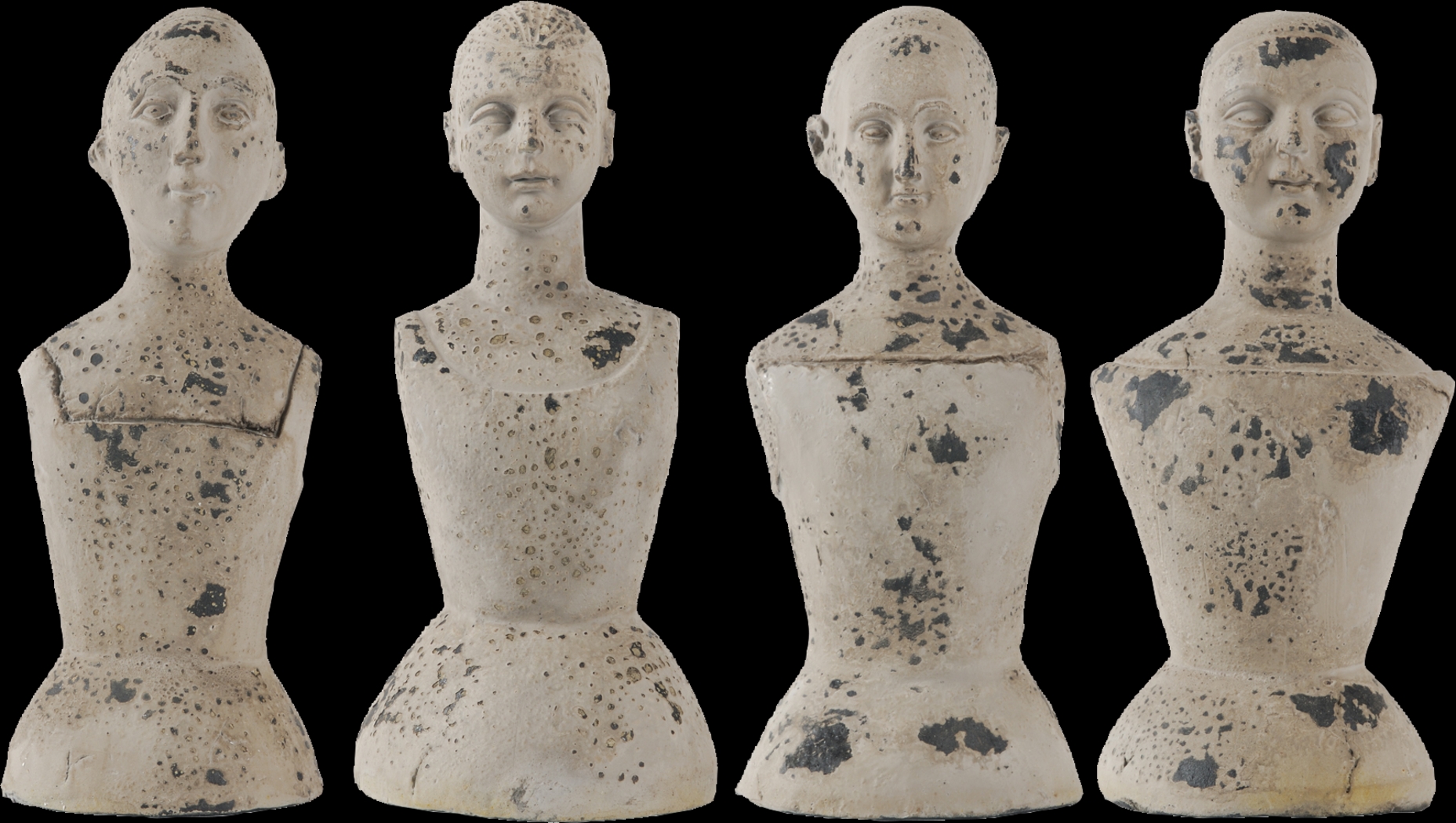 Larkfield White Sculptures Set of 4 - Thumbnail - Image 1