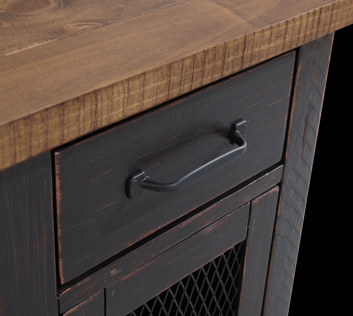 Larkhall Black Chairside Table - Thumbnail - Image 6