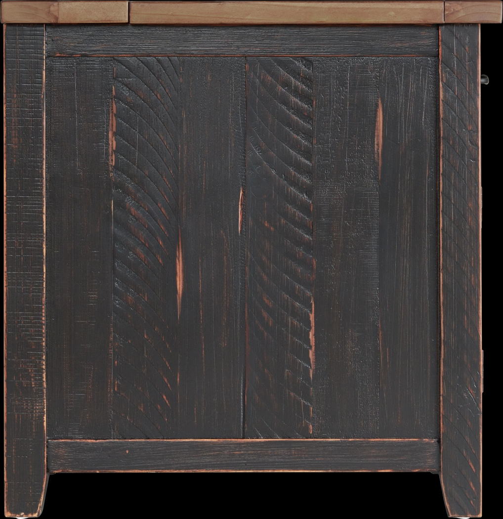 Larkhall Black Chairside Table - Thumbnail - Image 7