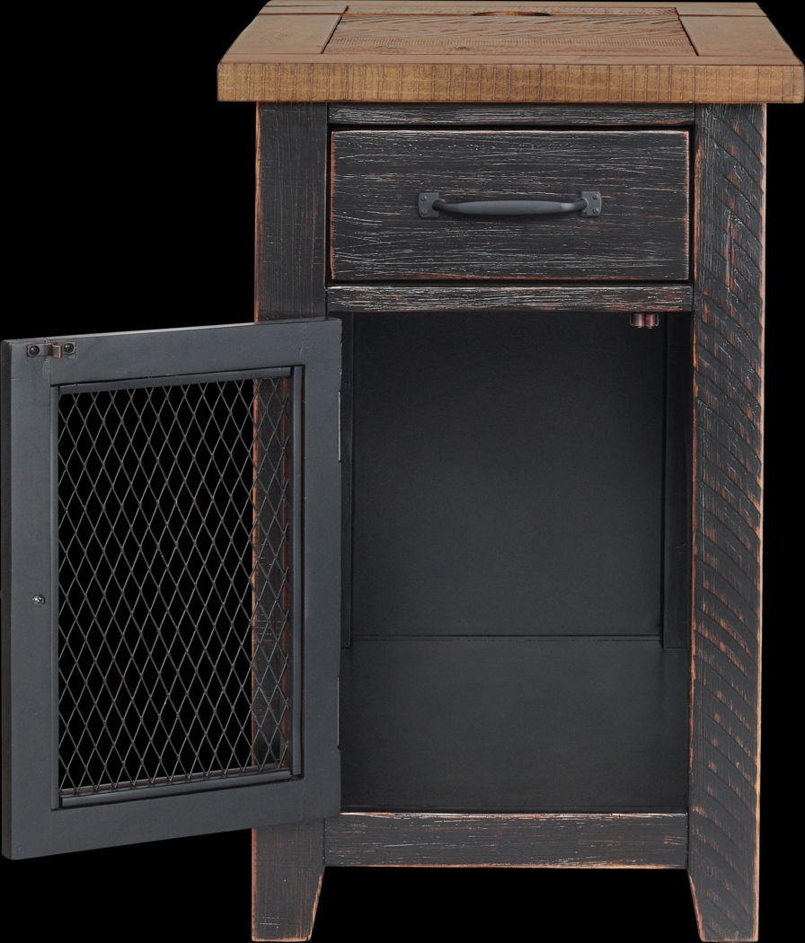 Larkhall Black Chairside Table - Thumbnail - Image 8