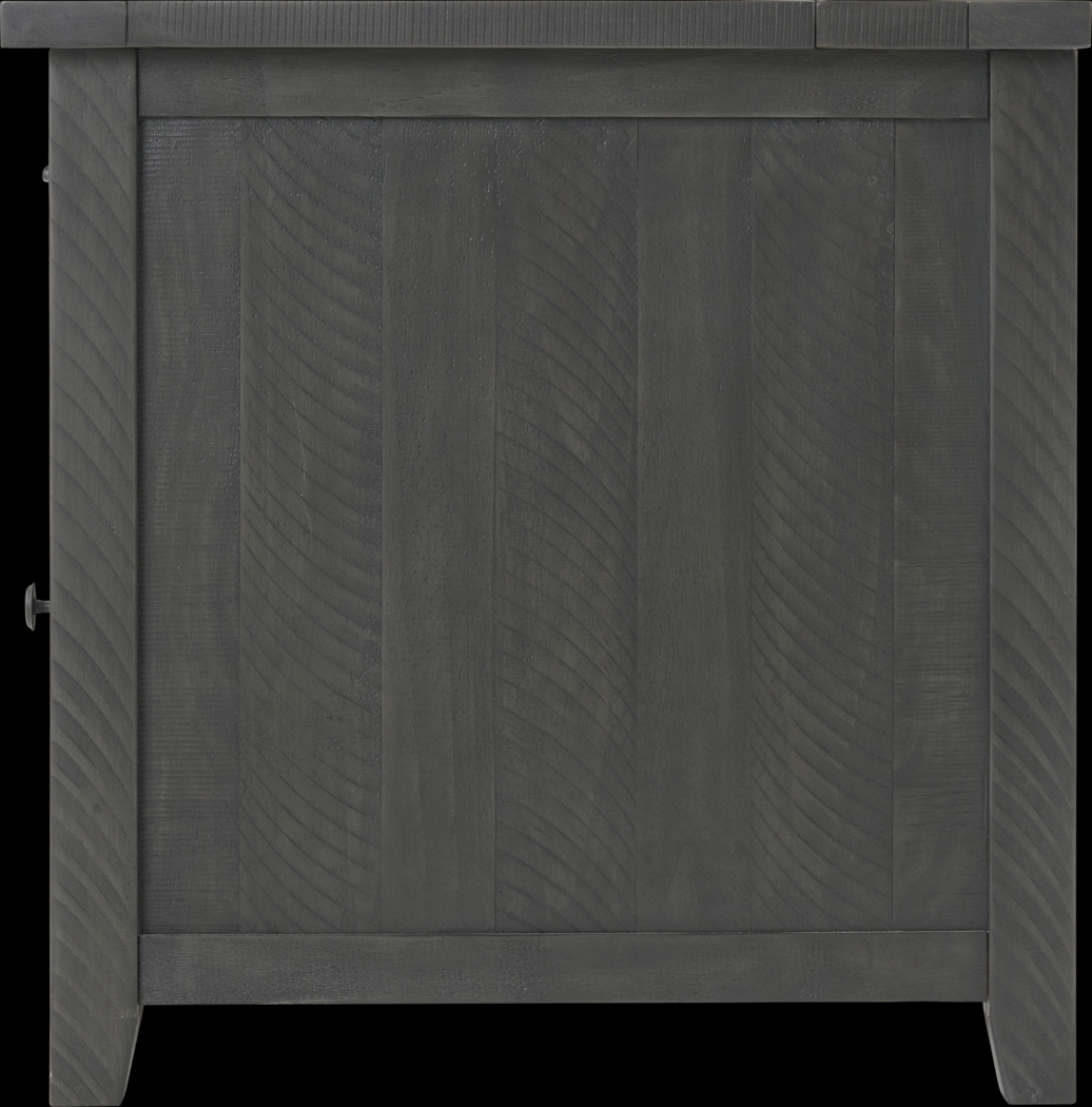 Larkhall Gray Chairside Table - Thumbnail - Image 6