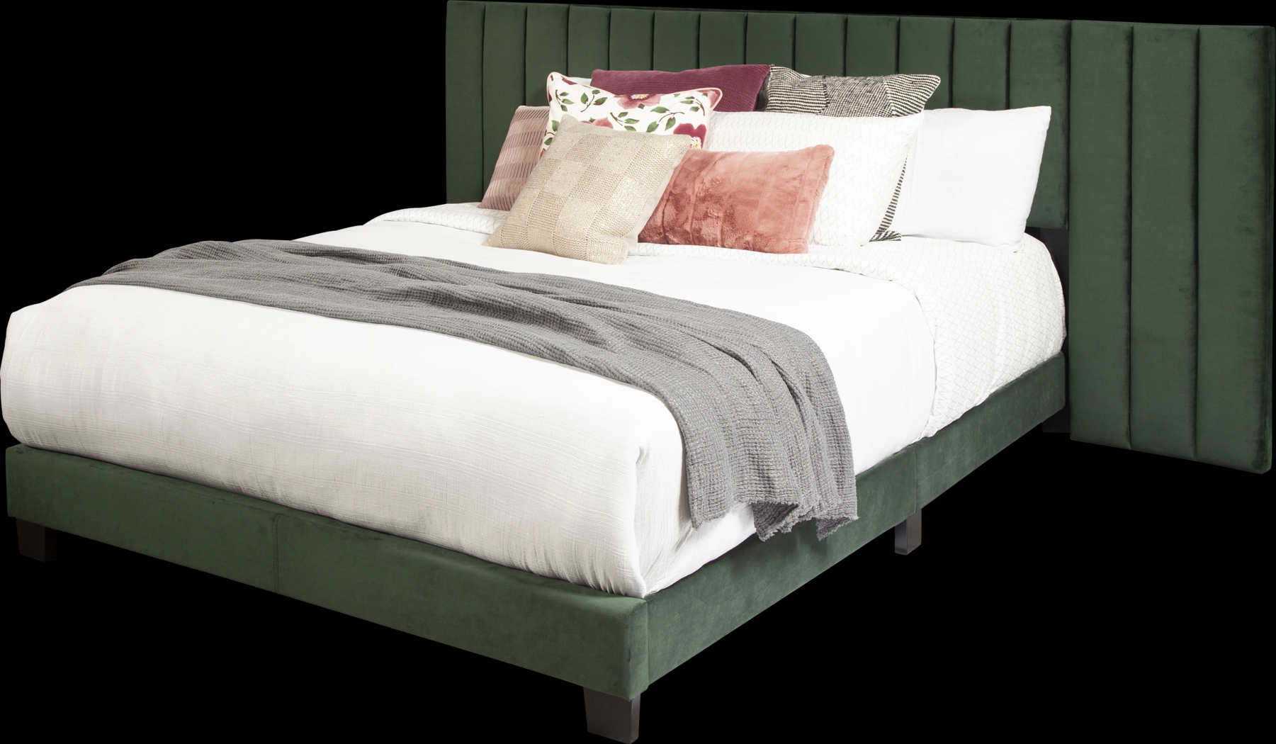 Larkhaven Green King Bed - Thumbnail - Image 3