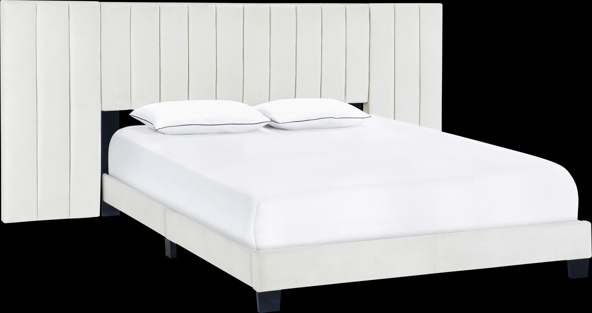 Larkhaven White King Bed - Thumbnail - Image 1